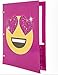 Emoji School Folders Portfolios Emoticon 3 Pack Set (Standard, Emojis)
