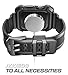 SUPCASE [Unicorn Beetle Pro] Case for Apple Watch 3 [42mm], Rugged Protective Case with Strap Bands for Apple Watch Series 3/2/1 (Black)