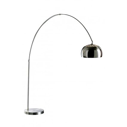 Fusion Living Extra Large Arched Chrome Floor Standing Lamp