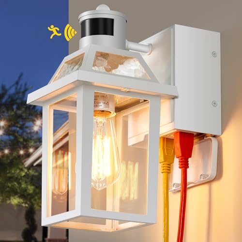 Porch Light with GFCI Outlet