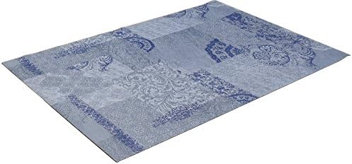 Mats Inc. Mattisimo Italian Style All Weather Floor Runner, 45.25" x 26.4" - Blue/Gray Dandy