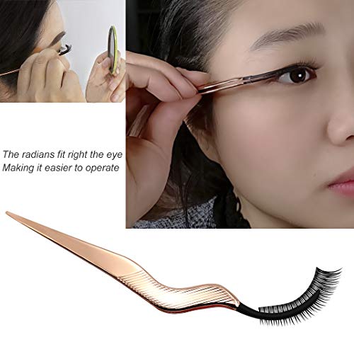 SZQHT Eyelash Curler Premium Eyelash Professional Makeup Tool With 3 Replacement Silicone Refill Pads and False Eyelashes Applicator-Used to Get Gorgeous Eye Lashes