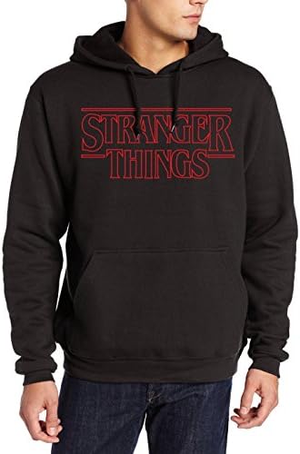Stranger Things man's hoodies 2017 winter long sleeve fleece casual pullovers harajuku black white Hip Hop sweatshirts tracksuit
