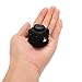 FidgetKool 1pcs Pressure Relief Fidget Toys Dice Cube Relieves Stress and Anxiety for Children and Adults Add and ADHD Toys Gifts Black