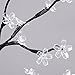 Excelvan 0.45M/17.72Inch 48LEDs Cherry Blossom Desk Top Bonsai Tree Light, Decorative Warm White Light, Black Branches, Perfect for Home Festival Party Wedding Christmas Indoor Outdoor Decoration