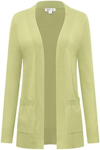 savoir faire Premium Open Cardigan with Pockets SAGE X-Large