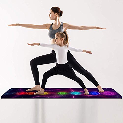 TIZORAX-Human-System-Of-Chakras-Yoga-Mat-Non-Slip-Fitness-Exercise-Mat-Workout-Mat-for-Yoga-Pilates-and-Floor-Exercises-72-L-x-24-W