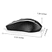 Wireless Mouse, Tonicstar PC Mouse 2.4G USB Optical Mice for Computer Black