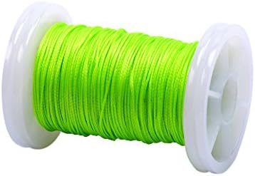 Ww Zat Archery Bowstring Serving Thread Wear-resistant Material 30 Meter 0.018" Protect and Repair for Various Bow Color Green （pack of 1）