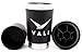 VALI Stainless Steel Shaker with Built-In Mixing Lid and Mixer Ball, 700ml (24 oz)