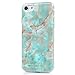 iPhone 7 Case, iPhone 8 Blue Marble Case, Mavis's Diary Ultra Thin Shockproof Flexible Smooth TPU Soft Case Rubber Skin Anti-Fade Scratchproof Full Protection Cover for iPhone 7/8