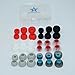 Lovinstar Replacement Earbuds for Powerbeats 2 3 Wireless Earphones Earbuds Replacement Eartips (1-Mix Color 18Pairs)