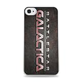 Battle Star Galactica White 2-in-1 Protective Case with Silicone Insert for Apple iPhone 4 / 4S