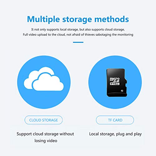 XVIM1080P Wireless WiFi Wall Lamp Alarm Rechargeable Battery Powered Floodnight Camera with Motion-Activated, Night Vision, Two-Way Audio and Siren Alarm