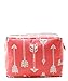 N. Gil Large Travel Cosmetic Pouch Bag (Arrow Black)