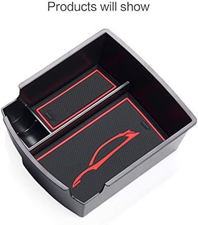 linfei Hyundai Kona 2017-2019 Kauai Armrest Box Storage Interior Accessories Stowing Tidying Center Console Tray