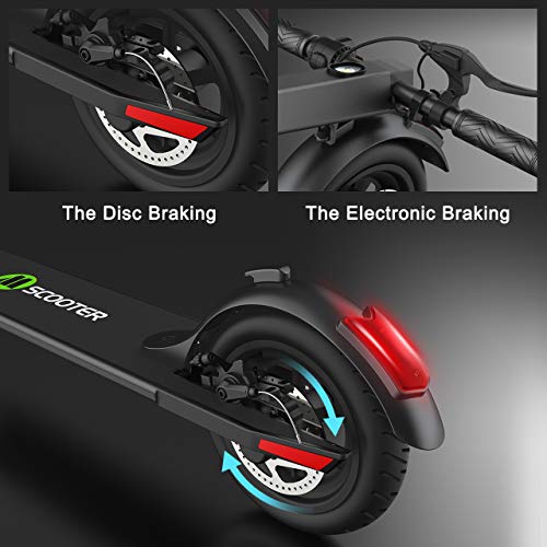MEGAWHEELS S5 Electric Scooter, 13 Miles Long Range Battery, Up to 15.5 MPH, 8.5" Pneumatic Tires, Portable and Folding Commuter Electric Scooter for Adults