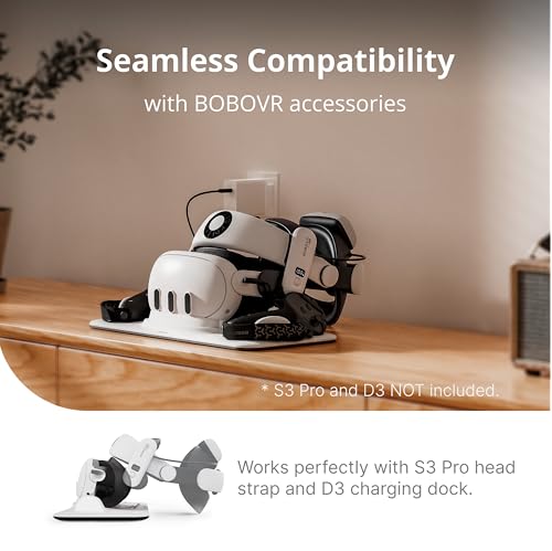 BOBOVR F3 Comfort Face Cover Pad Facial Interface Compatible with Quest 3 Accessories, With 3-Channel Ventilation, Adjustable Field of View, Glasses-Friendly Design and Soft Lycra Nose Guard