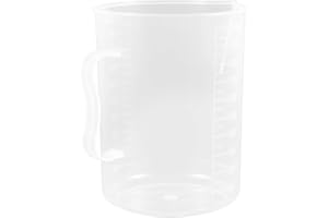 SUPVOX Oil Measuring Cup 1000ml Large Capacity Plastic Pitcher with Handle Liquid Measuring Jug for Engine