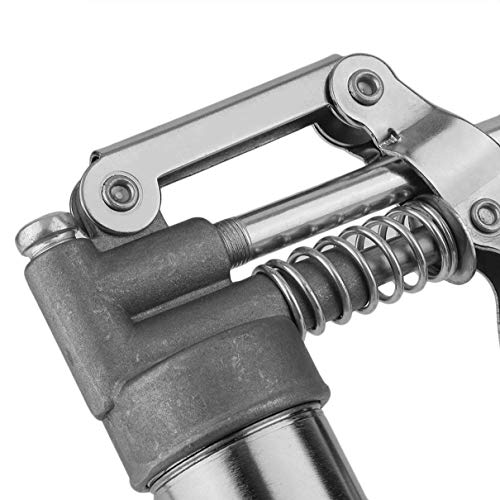 3oz Lubricating Cartridge Safe Working Pressure 3500PSI Pistol Grip Mini Hand Grease Gun Chrome-Plated Grease Gu