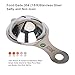 Egg Separator Egg White Yolk Filter Separator 304 Stainless Steel Egg Sieve Kitchen Gadget Cooking