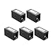 Cable Matters [UL Listed] 5-Pack 10Gbps Cat 6 Ethernet Coupler (RJ45 Coupler, Cat6 RJ45 Female to Female Adapter, Ethernet Extender Adapter) in Black, Compatible with Cat6A, Cat5e