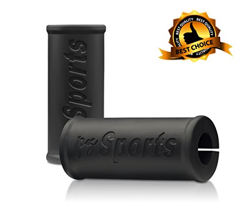 PZ SPORTS Fat Grips Bar Grips- Thick Bar Grips 2" Fat Bar Training Thick Bar Adapter for Dumbbell Barbell for Arm Muscle Growth - Weight Lifting Powerlifting - Thumbnail 7