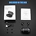 Letscom True Wireless Earbuds, Bluetooth 5.0 Headphones with Microphone, Wireless Running Sports Workout Earphones 3D Stereo Sound, IPX5 Sweatproof, 27 Hours Playtime with Charging Case