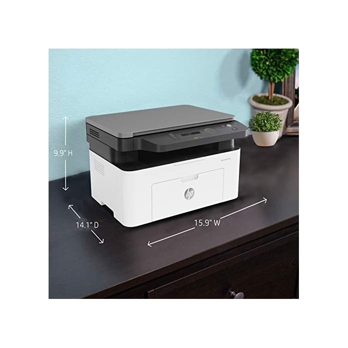 HP Laserjet 136a Laser Monochrome Print, Scan, Copy with USB ...