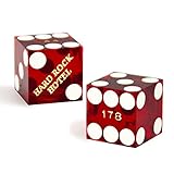 Luck Lab Two (2) Authentic Used Las Vegas Casino Gaming Dice (Set of 2)