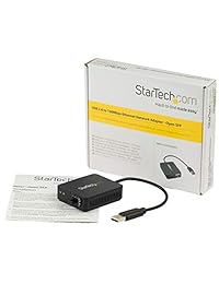 startech us100 a20sfp USB a de fibra óptica convertidor, abierto SFP, 100 Mbps, Windows Mac Linux, USB a Ethernet adaptador, adaptador de red