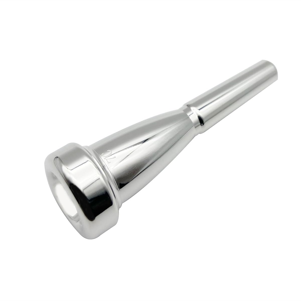 Photo 1 of Missmore 3C 5C 7C Set Trumpet Mouthpiece Silver Plated - Professional Brass Instrument Accessory for Beginner, Intermediate & Advanced Players - Trumpet Mouthpiece Kit (Shape 7C)