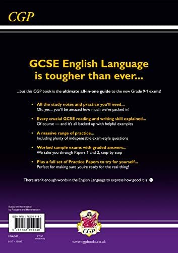 Gcse English Language Aqa Complete Revision Practice Grade 9 1 Course With Online Edition By Cgp Books Cgp Books Amazon Ae