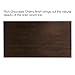 Leick Home 10504 Laurent Two Drawer Coffee Table with Shelf, Chocolate Cherry