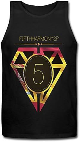 HuanYuansvip Fifth Harmony 5 Super Girl Men's T-Shirt XX-Large Black Tank Top