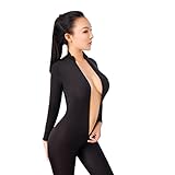 Howstar Hot Sale! Women's Sexy Lingerie, Open Crotch Babydoll Nightwear Jumpsuit Underwear (Black)