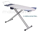 Mabel Home Extra-Wide ironing Pro Board with Shoulder Wing Folding, 8 Feature, with + Extra Cover