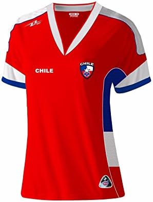Chile Slim Women Soccer Jersey Exclusive Design Copa America Centenario 2016 (Medium)