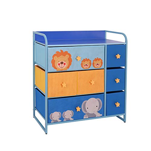 MY LUNA HOME Kids Dresser with 7 Drawers – Nursery Storage & Organizer Furniture for Children, Toddler, Baby– Heavy Duty…