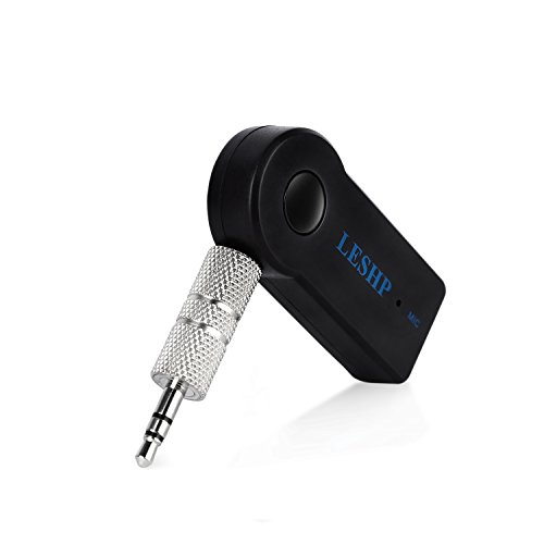 Buy LESHP Bluetooth Receiver,HandsFree Car Kits, Mini Wireless 3.5 mm