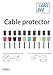 Cable Protector（30packs） LabelBro Cable Savior for Apple iPhone Laptop MacBook Charge USB Cable Saver and Fixer iPhone8/8plus iphone7/7plus iphoneX iPhone（10different Colors）