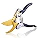 #1 Premium Bypass Pruning Shears ✠ The Toughest Garden Pruner For Trees, Hedges, Shrubs and Roses ✠ Blade Remains Sharp For Longer ✠ Hand Friendly Ergonomic Vinyl Handles For Effortless Cuts