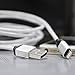 iOrange-E iPhone Charger Cord, Apple Certified 6.6ft (2M) Braided USB Sync Cable with Premium Aluminum Connectors for iPhone 6 6S Plus 5S 5C 5, iPad Air, iPad Mini 4 and iPod Nano 7th Gen, Full Silver