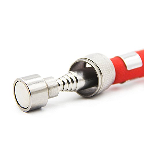 VASTOOLS Telescopic Magnetic Pickup Tool,10LB Magnet Stick, 30" Extendable Magnet with Pocket Clip - Thumbnail 3