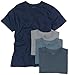 Fruit of the Loom Men's Crew Neck T-Shirt (Pack of 4), Assorted Blues and Grays, Large