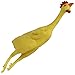 8 Inch Rubber Stretch Chicken - Classic Comedy Gag 8 Inch Rubber Stretch Chicken Yellow