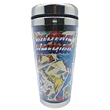 Westland Giftware 16-Ounce Captain America Acrylic and Stainless Steel Travel Mug, 7-Inch