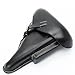 German WWII P08 Luger Black Leather Hardshell Holster, P-08, Pattern 1908