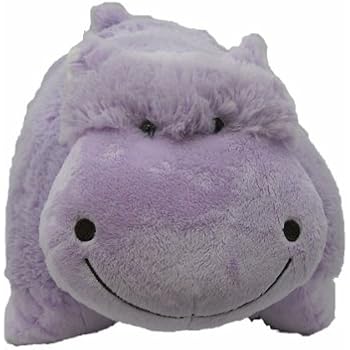 Amazon Com My Pillow Pets Hungry Hippo Large Lavender Toys