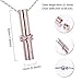 HooAMI Together Forever Cremation Urn Necklace Memorial Ash Keepsake Cylinder Pendant